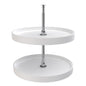 Rev-A-Shelf - 3072-24-11-52 - 24 in. White 2-Shelf Full Circle Lazy Susan Set
