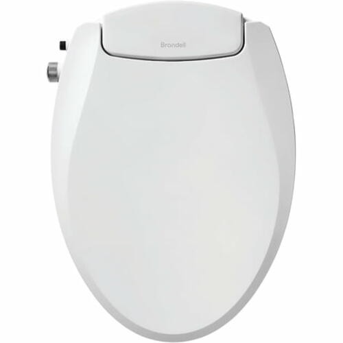 Brondell CL150 Bidet Toilet Seat Non-Electric Swash Elongated Toilets  White