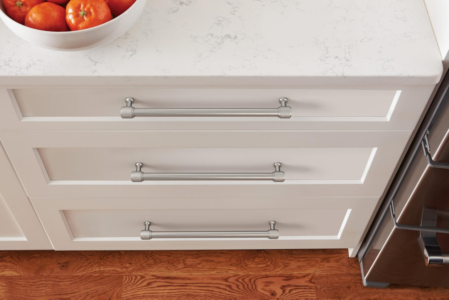 Amerock BP37748G10 10-1/16" Faraday Satin Nickel Drawer Pull