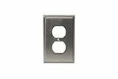 Amerock 1906966 Mulholland Double Outlet Switch Plate - Nickel - 5 Pack