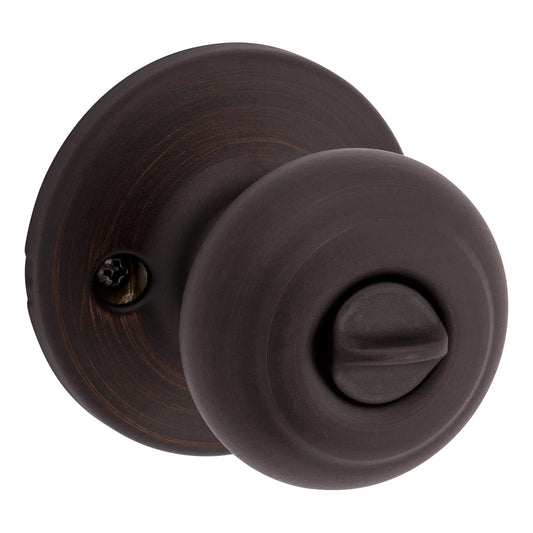 Kwikset 400CV-11P Cove Keyed Entry Knob Smartkey Security Venetian Bronze
