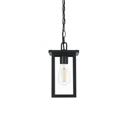 Elegant Lighting OD324H11BK Venango 7 inch Outdoor Pendant in Black