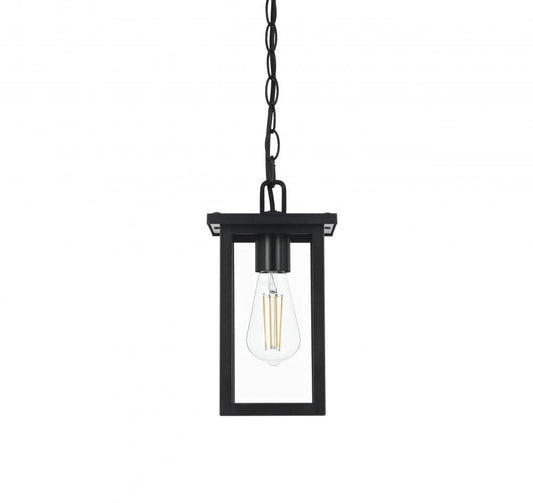Elegant Lighting OD324H11BK Venango 7 inch Outdoor Pendant in Black