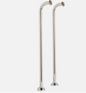 SignatureHardwareNB-116bn-U Freestanding Tub Supply Lines with Shutoff Valves BN