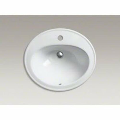 KOHLER PENNINGTON® 20X17, 20.25" x 17.5", Oval Basin with Overflow Drain