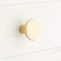 Signature Hardware 441694 Gordes 1-1/4" Round Cabinet Knob - Polished Brass