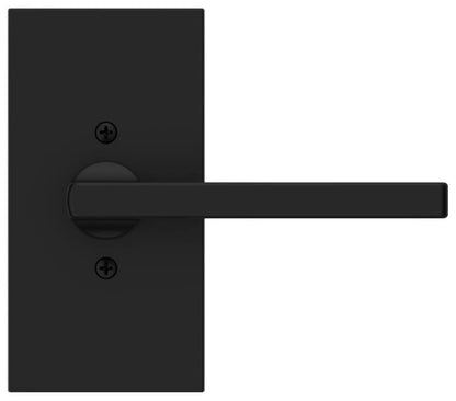Baldwin FD.SQU.R.CFR.055 Square Two-Sided Dummy Door Lever Set Polished Nickel