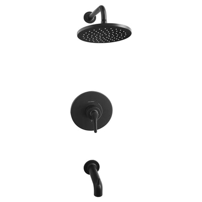 American Standard TU105508.243 Studio S Tub and Shower Trim Kit Matte Black