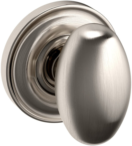 Baldwin 5025056IDM Non-Turning One-Sided Dummy Door Knob Round Rose Satin Nickel