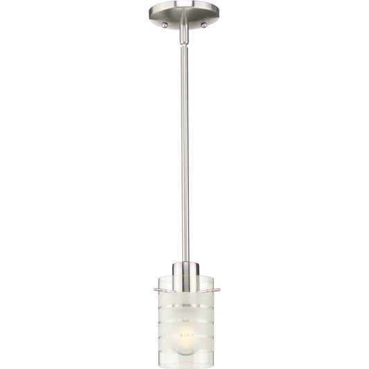 Progress Lighting P5158-09 Traditional Three Foyer Pendant Nickel, Silver Finish - view 2