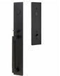 EMTEK 4209HLORHUS19 Dummy Hercules Knurled Helios Lever Set Flat Black