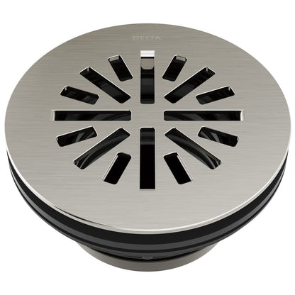 Delta DT051411-SS - 4 Inch Prefab Round Shower Drain -  Brilliance Stainless
