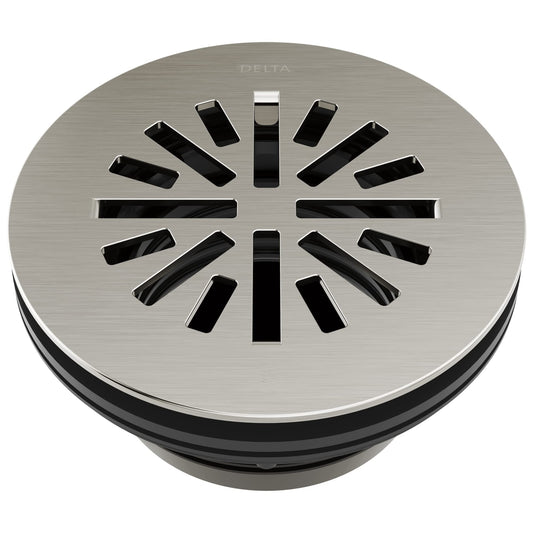 Delta DT051411-SS - 4 Inch Prefab Round Shower Drain -  Brilliance Stainless
