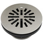 Delta DT051411-SS - 4 Inch Prefab Round Shower Drain -  Brilliance Stainless