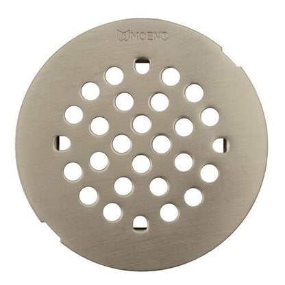 Moen 101663BN Brushed Nickel 4-1/4" Snap-in Shower Strainer