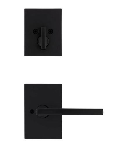 Kwikset 971HFLRCT-514 Halifax Single Cylinder Entry Handleset Interior Rectangle