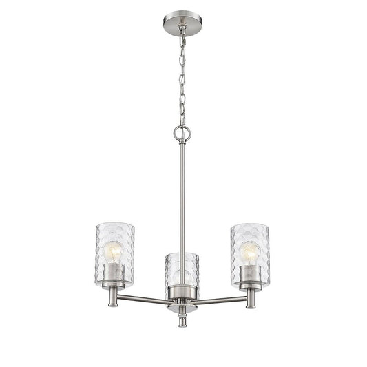Millennium Lighting 9213 Ashli 3 Light 20" Wide Chandelier - Brushed Nickel