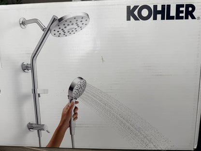 Kohler R38001-G-BL Hydrorail 3-in-1 Shower System Matte Black