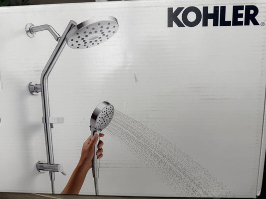 Kohler R38001-G-BL Hydrorail 3-in-1 Shower System Matte Black