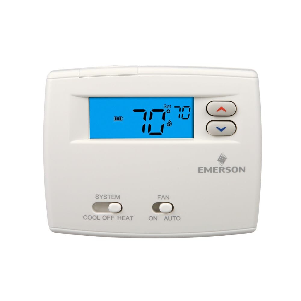 White-Rodgers 1-Day Programmable Thermostat, 1F80-0224 - White