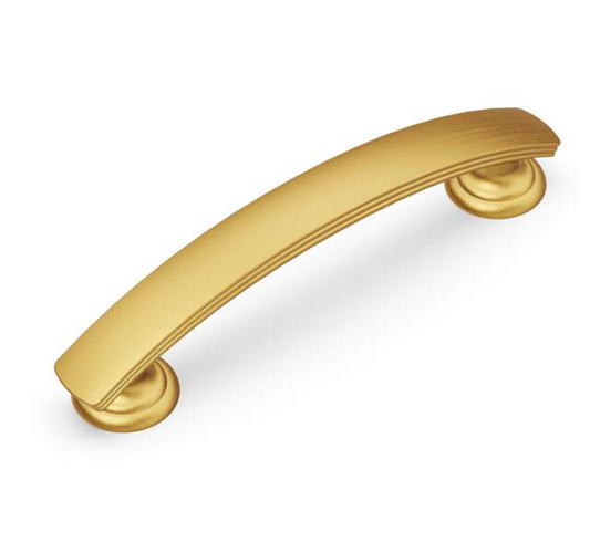 Hickory Hardware P2141-BGB American Diner 3-3/4 in Modern Arch Cabinet Pull Gold