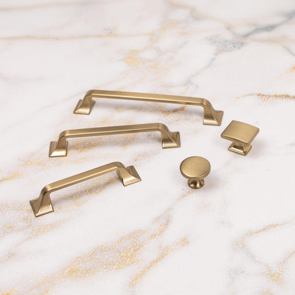 Belwith H076698-CBZ-10B Solid Kitchen Cabinet Knobs 1-3/8" Champagne Bronze-10pc