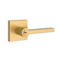 Baldwin ENSQURCSR044 Entry Lifetime Satin Brass Right Hand Square Door Lever