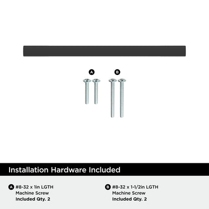 Amerock BP37131MB Mariposa 3-3/4" C2C Handle Cabinet Pull - Matte Black
