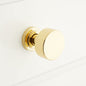 Signature Hardware SH553066PBS Colmar 1-1/4" Dia Cabinet Knob-Polished Brass