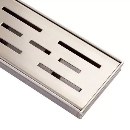 Signature Hardware - Effendi 24" Outdoor Linear Shower Drain - Brushed SS