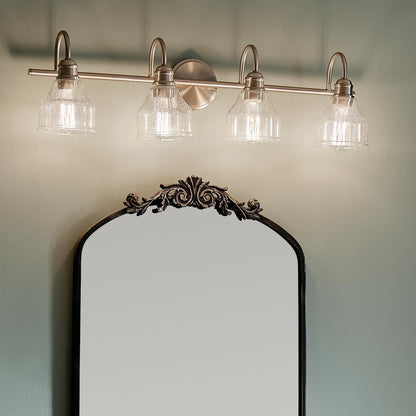 Kichler Avery 33.25" Vanity Bath Light in Brushed Nickel, 45974NI