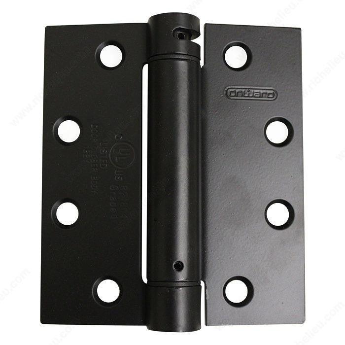 Richelieu 5823FBB1 Onward Full Mortise Adjustable Spring Butt Hinge