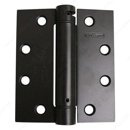 Richelieu 5823FBB1 Onward Full Mortise Adjustable Spring Butt Hinge