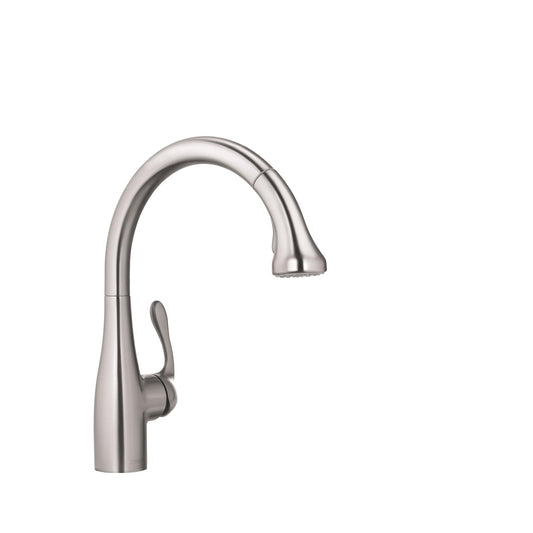 Hansgrohe Allegro E Gourmet Stainless Steel Kitchen Faucet Pull Down SS 04066860