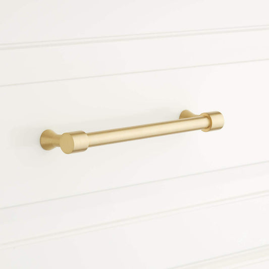 Signature Hardware EH1083.4.SBS Strasbourg 3-3/4" C2C Cabinet Pull-Satin Brass