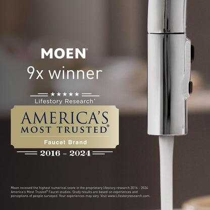 Moen YB2218CH Brantford Collection 18-Inch Single Towel Bar, Chrome
