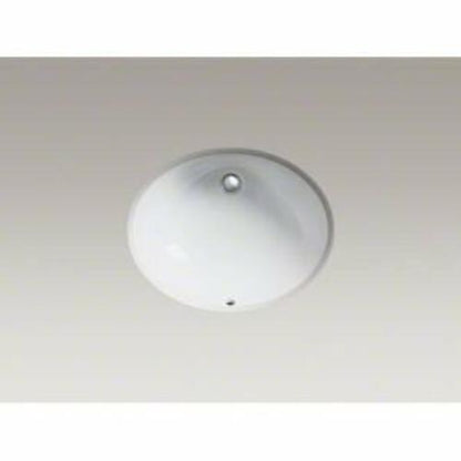 KOHLER K-2211-0 Caxton Undercounter Bathroom Sink, White One Size