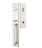 Emtek 4819STULHUS26 Single Cyl Lausanne Tubular Entry Set Lever Polished Chrome