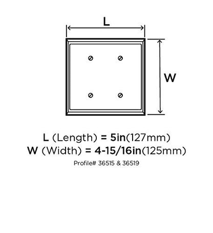 Amerock | Wall Plate | Satin Nickel | 2 Rocker Switch Plate Cover | Mulholland - view 2
