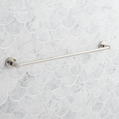 Signature Hardware SHLE24TBGM Lexia 24" Towel Bar - Gunmetal