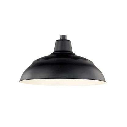 Millennium RWHS17-SB One Light Warehouse Shade, Black