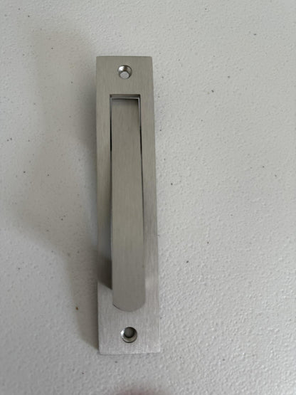 Deltana Pocket Door Jamb Bolt 6-1/8"x1-1/4" Brushed Nickel