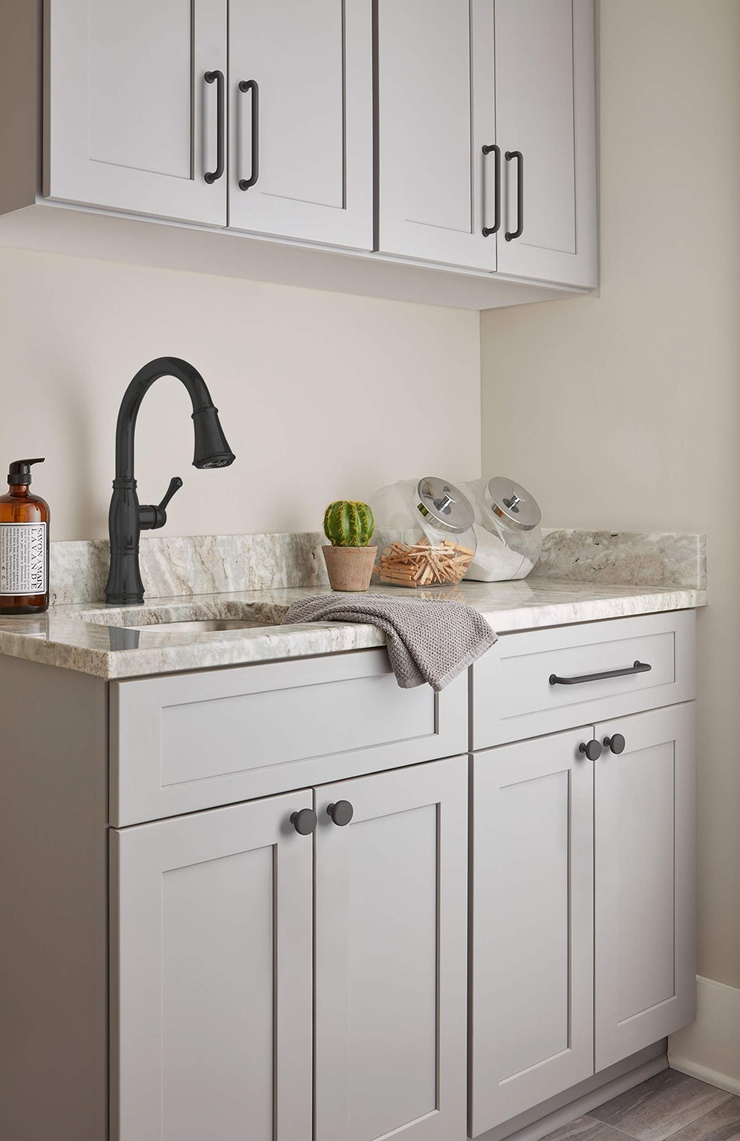 Amerock Cabinet Pull Matte Black 7-9/16 inch Factor BP36783FB