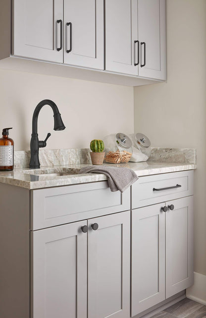Amerock Cabinet Pull Matte Black 7-9/16 inch Factor BP36783FB