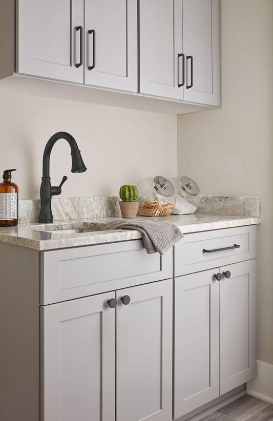 Amerock Cabinet Pull Matte Black 7-9/16 inch Factor BP36783FB