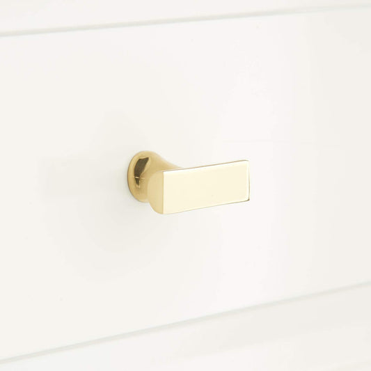 Signature Hardware EH1146.11/2.SBS Honfleur 1-1/2" Cabinet Knob-Polished Brass