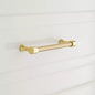 Signature Hardware SH553017PBSB 6" Strasbourg Solid Brass Cabinet Pull - PB-SB