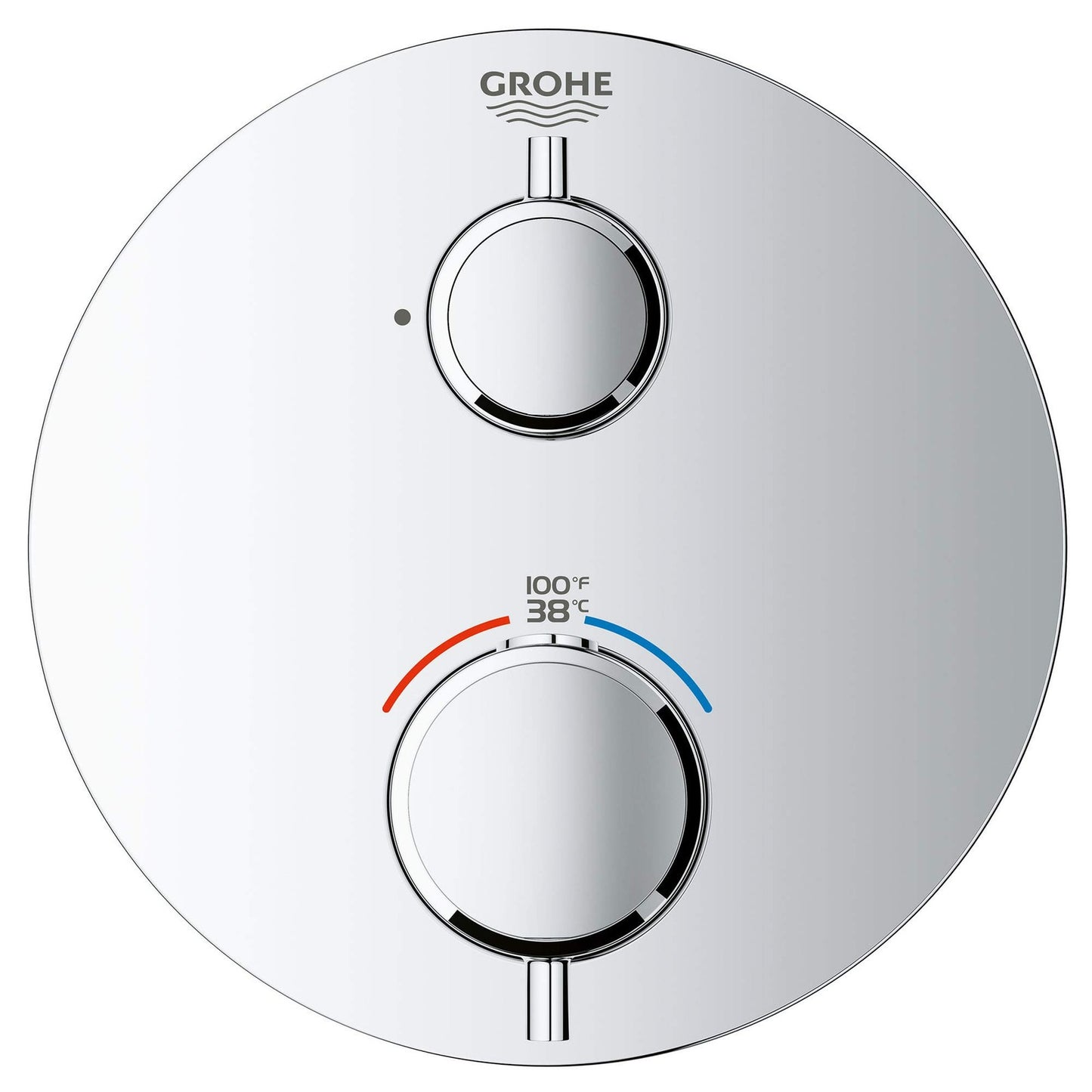 GROHTHERM® SMARTCONTROL SINGLE FUNCTION 2-HANDLE THERMOSTATIC VALVE TRIM