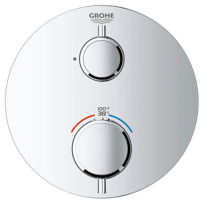 GROHTHERM® SMARTCONTROL SINGLE FUNCTION 2-HANDLE THERMOSTATIC VALVE TRIM