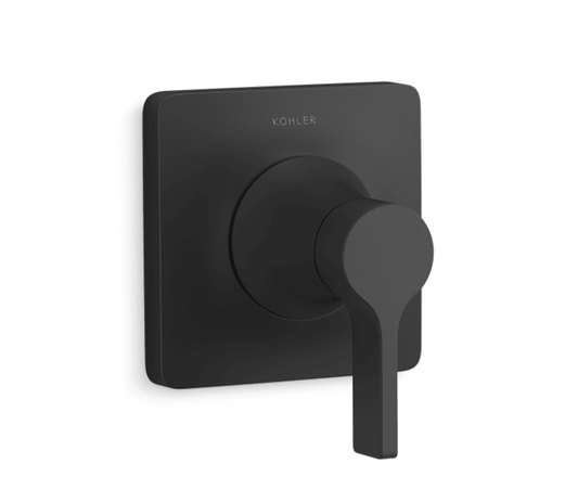 KOHLER T28130-4-BL Venza 1-Handle 2 Function Diverter Valve Trim, No Valve Black